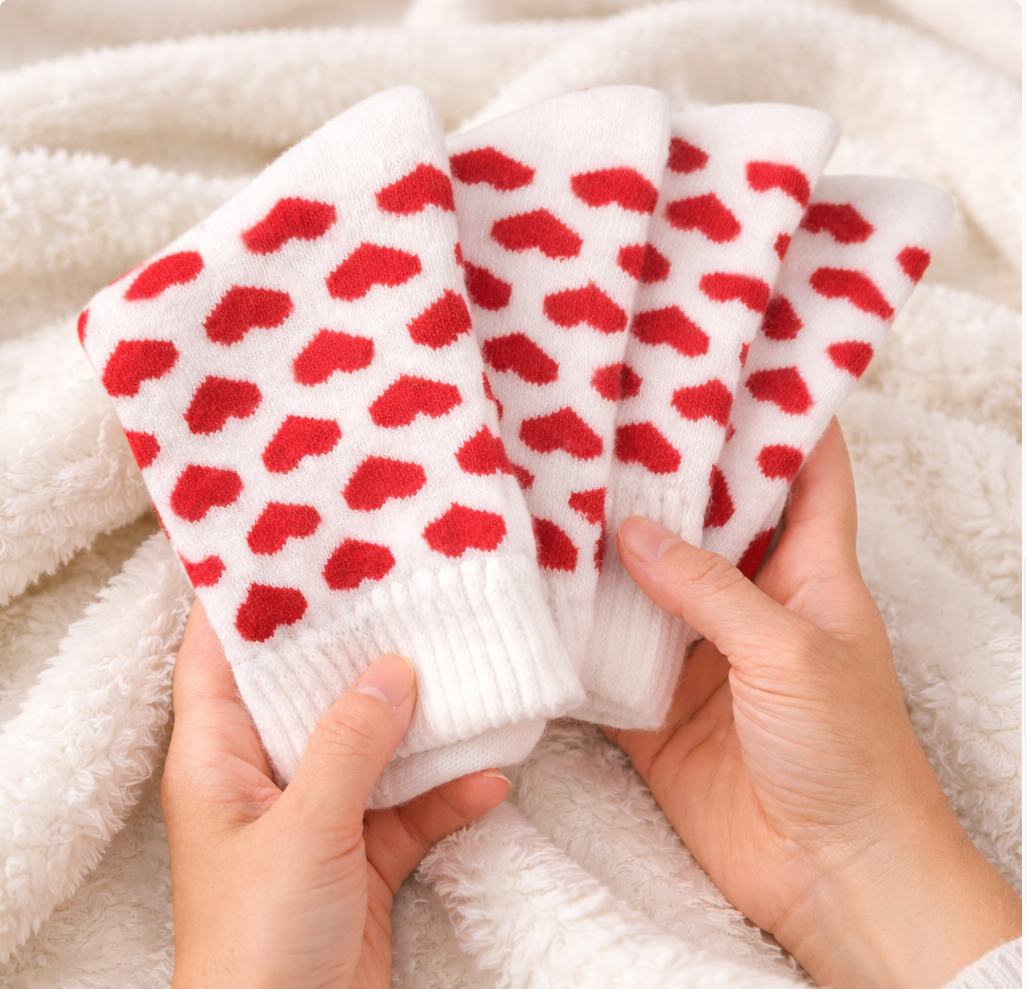 Pack Blanc / Rouge, 5 paires